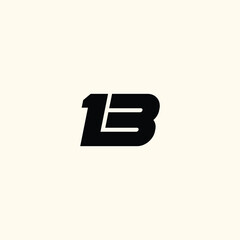 Initials LB logo vector