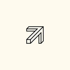3d arrow cursor arrow icon