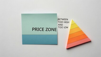 Price Zone Visual Guide for Economic Analysis and Market Positioning in Business Strategy