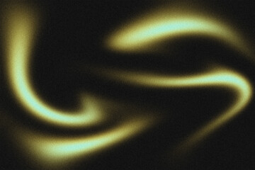 Abstract Swirls of Golden Light on a Dark Textured Background Create a Mesmerizing Visual Flow