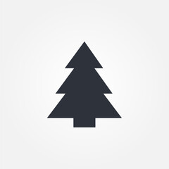 christmas tree icon symbol illustration vector eps10 logo template design pattern seamless bright minimal design flat design realistic style simple design modern design