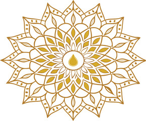 Abstract geometric pattern with vibrant color accents