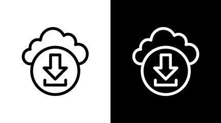 Download With Icon Set Design