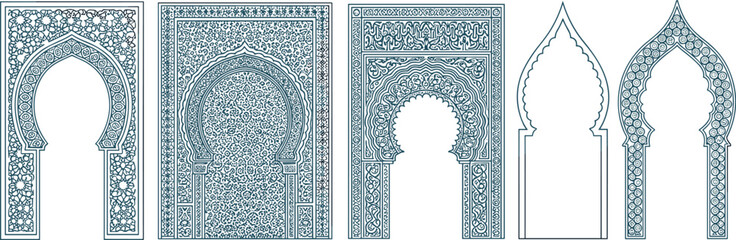 Exquisite Moroccan Arch Designs A Collection of Islamic Ornamentation