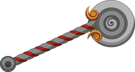 Abstract geometric design with vibrant color palette