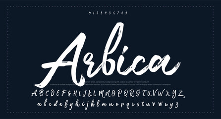 signature Font Calligraphy Logotype Script Brush Font Type Font lettering handwritten 