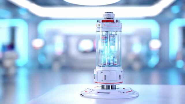 Futuristic scientific device technology innovation research concept - Powered by Adobe