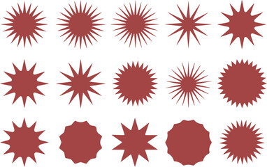 Starburst shapes collection