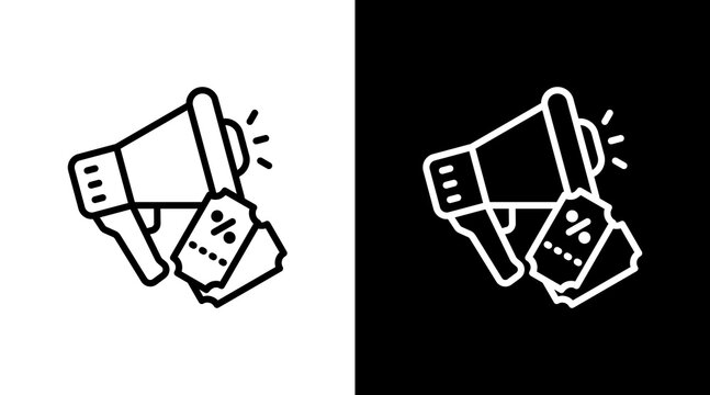 Sales Promotion With Icon Set Design