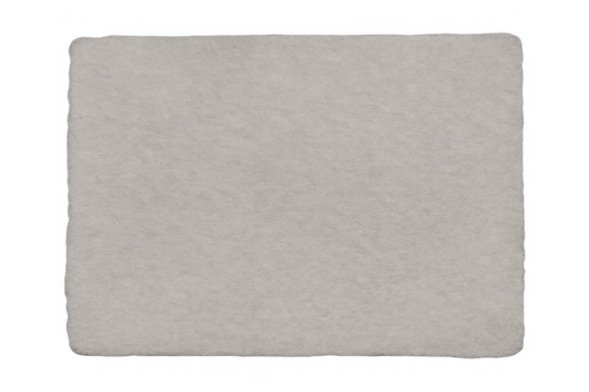 Soft white cushion providing comfort, fluffy fabric for a cozy bedding interior, transparent background