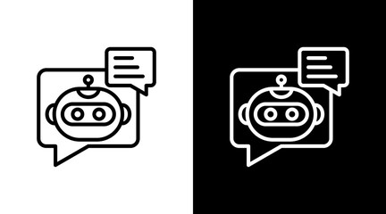 Chatbot With Icon Set Design