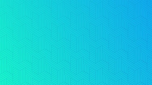 Abstract blue and green gradient background with pixelated texture.