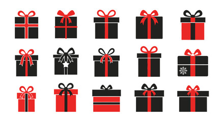 Festive Gift Array: An assortment of vibrantly decorated gift boxes, adorned with ribbons, ready for the upcoming event and convey the spirit of celebration, joy, and the art of giving.