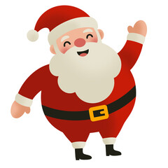 Cute Cartoon Santa Claus