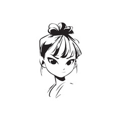 Black Solid Eye Icon Symbol in Minimal Vector Illustration on Clean White Background