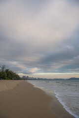 Sanya natural scenery during the sunset in Hainan island, China.