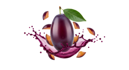 Exotic Durian Fruit Splashing into Creamy Liquid, Tropical Delicacy