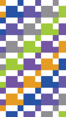 Abstract Geometric Pattern with Colorful Rectangles and Squares for Modern Design and Creative Backgrounds