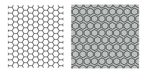 Honeycomb Hexagon Pattern Geometry Abstract Background.
