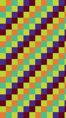 Vibrant Checkerboard Pattern with Alternating Square Colors for Modern and Playful Design Backgrounds and Creative Graphic Projects