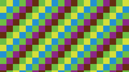 Vibrant Colorful Checkerboard Pattern with Playful Squares for Abstract Backgrounds and Design Projects Versatile Texture for Modern Art and Creative Compositions
