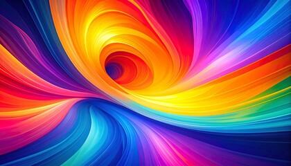 Colorful Swirl: A vibrant explosion of colors forms a mesmerizing swirling pattern, inviting viewers to immerse themselves in a world of visual delight.