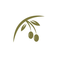 olive icon vector illustration logo