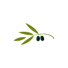 olive icon vector illustration logo
