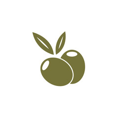 olive icon vector illustration logo