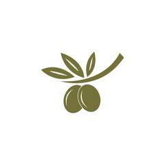 olive icon vector illustration logo