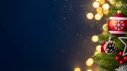  Rustic Natural Pine and Pinecone Vertical Border on Kraft Paper