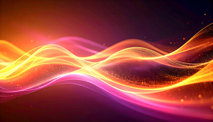 Abstract Glowing Waves