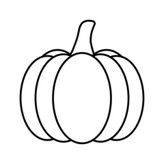 Pumpkin icon line art background