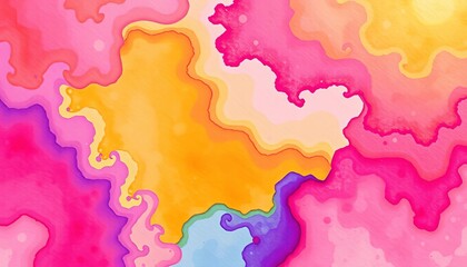 Obraz premium Abstract wash of vibrant hues, subtly textured paper, artistic, colorful