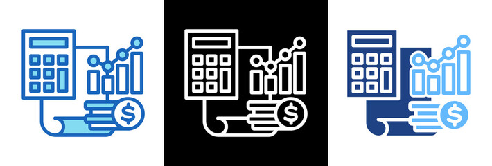 Calculate triple style icon