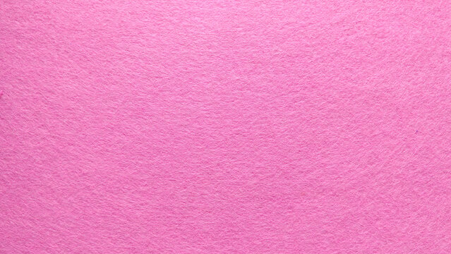 Vibrant Hot Pink Felt Fabric Texture Background Displaying Soft Material and Full Frame Copy Space