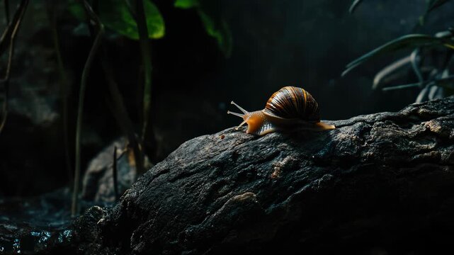 Snail on Rock