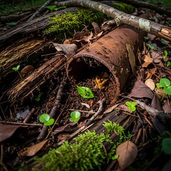 Fototapeta premium tree roots in the forest