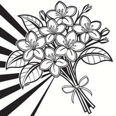 Radial Pop Art Bouquet