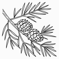 Minimal Pine Needle Pop