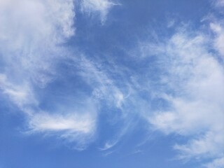 blue sky with clouds