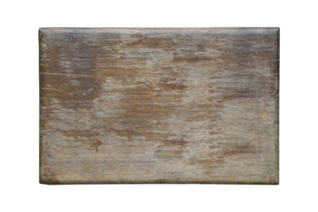 Old weathered wooden sign board texture, isolated on transparent background