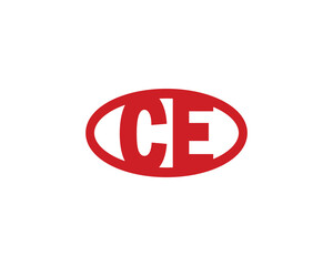 CE logo design. CE