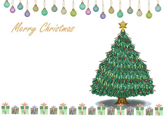 クリスマスの装飾のベクターイラスト