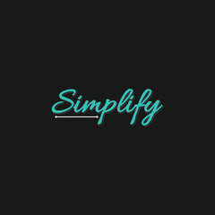 Black t shirt with a vibrant teal and purple neon style simply graphic design in a cursive font
