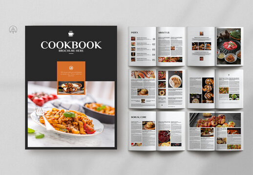 Cook Book Brochure Template