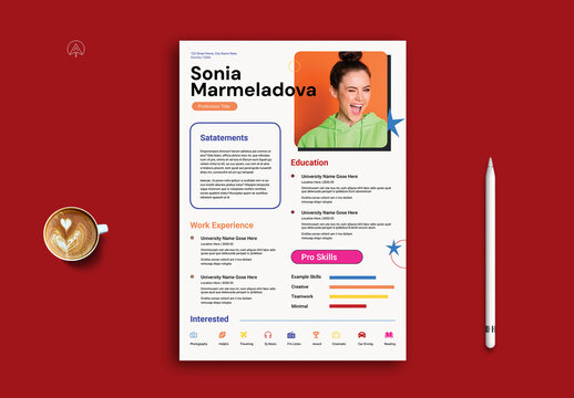 Colorful Creative Resume Template