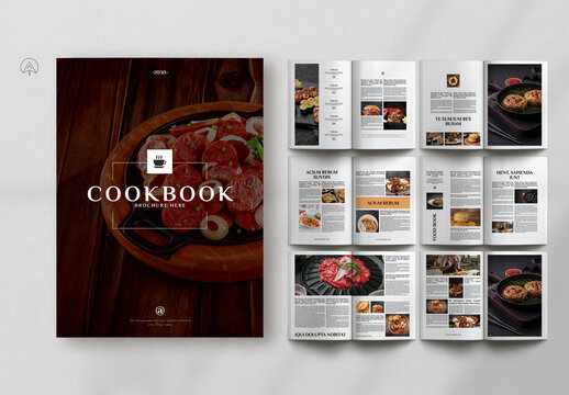 Cook Book Brochure Template