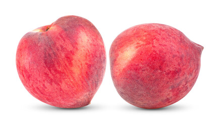Pink Peach isolated on transparent png (Image from camera)