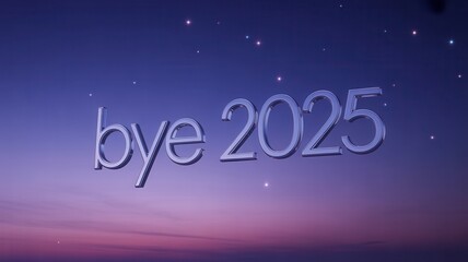 Stardust farewell a celestial goodbye to 2025 under starry skies